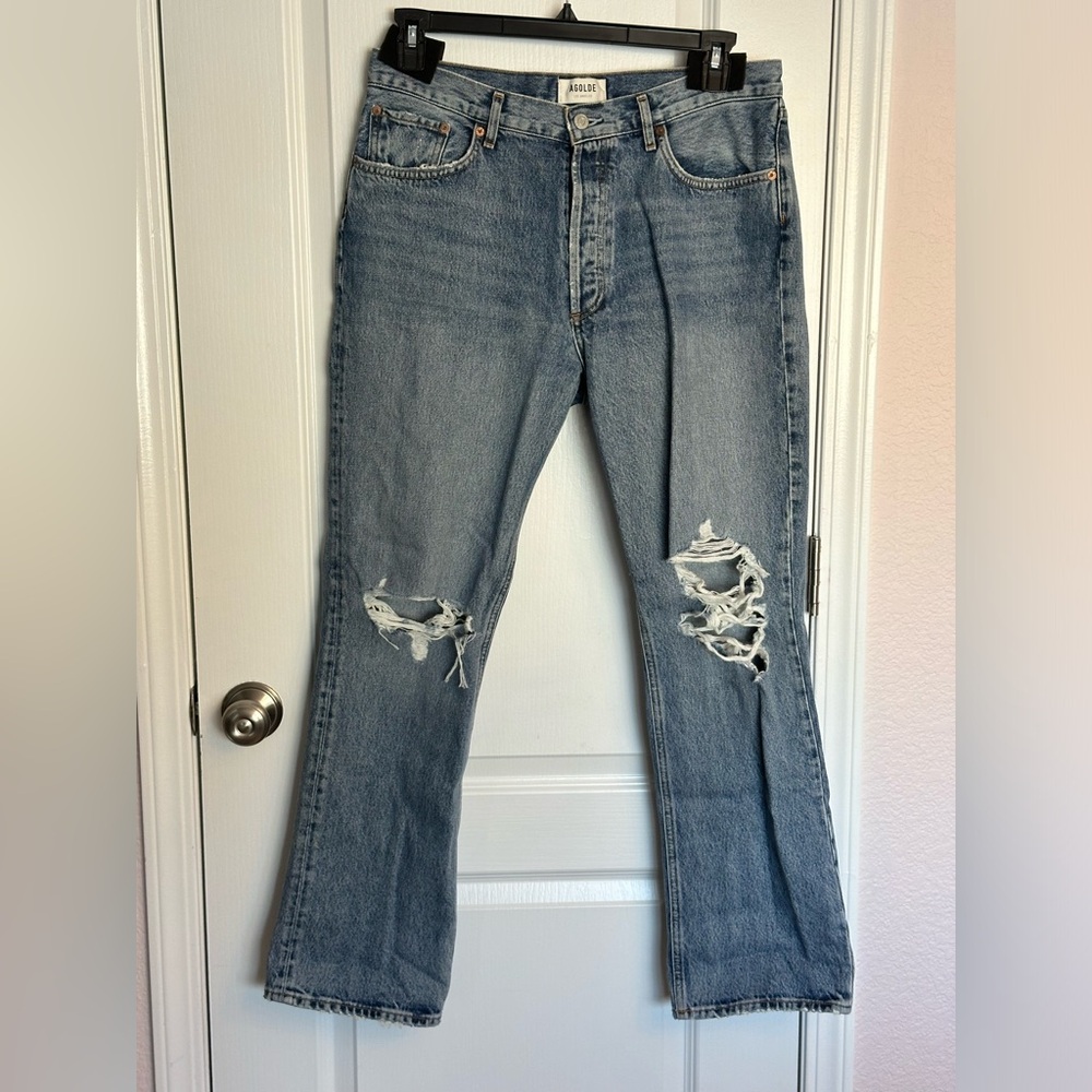 agolde lana distressed jeans size 31